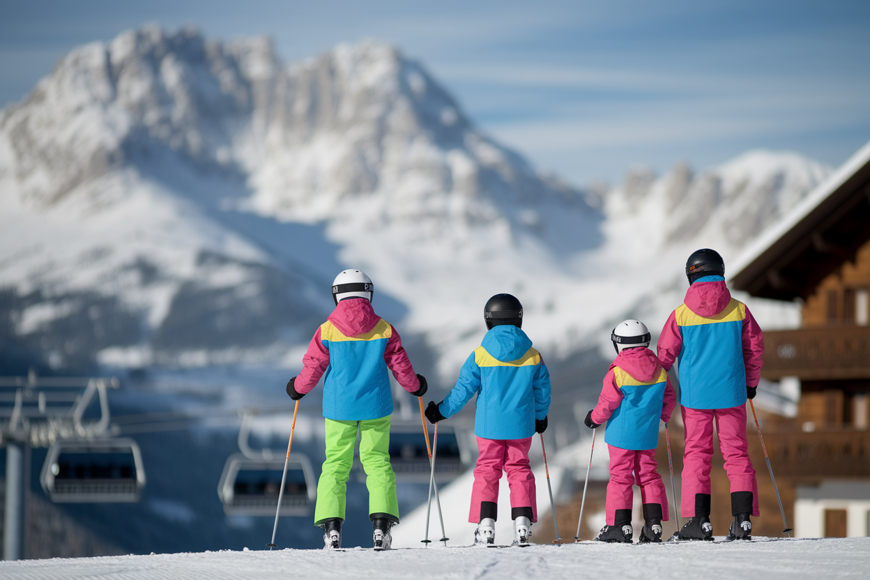 famille-skieurs-montagne-neige