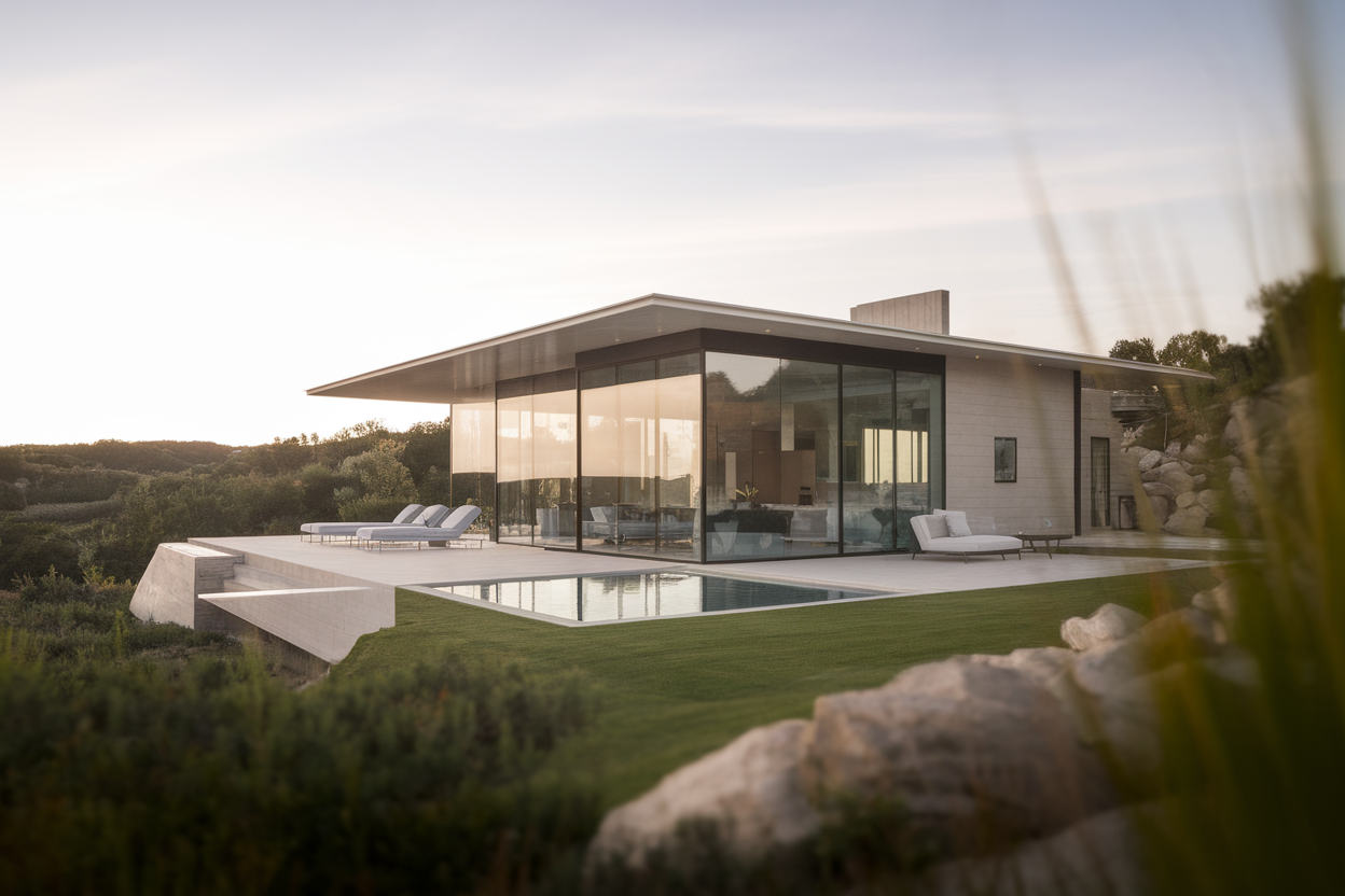 maison-luxe-moderne-fenetres-verdure