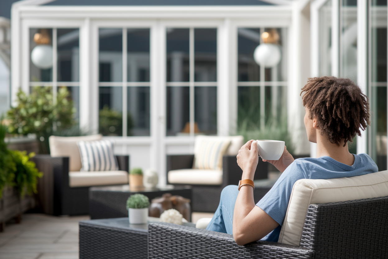 personne-cafe-balcon-loggia-plantes