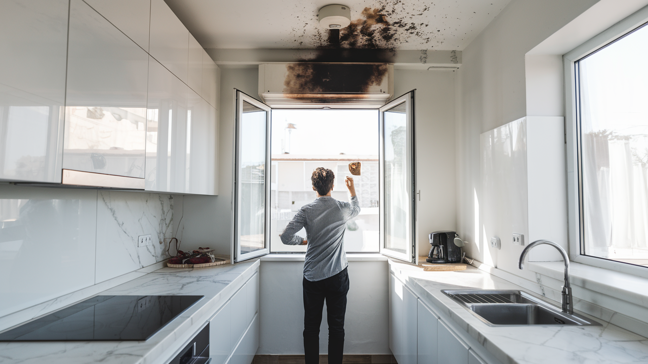 cuisine-moderne-fenetre-lumiere-personne
