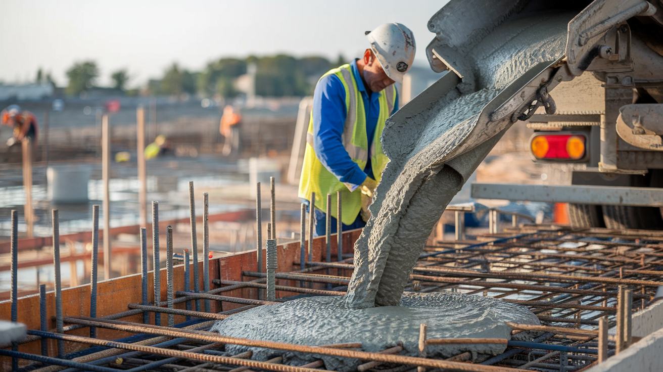 ouvrier-casque-betonnniere-chantier-dalle