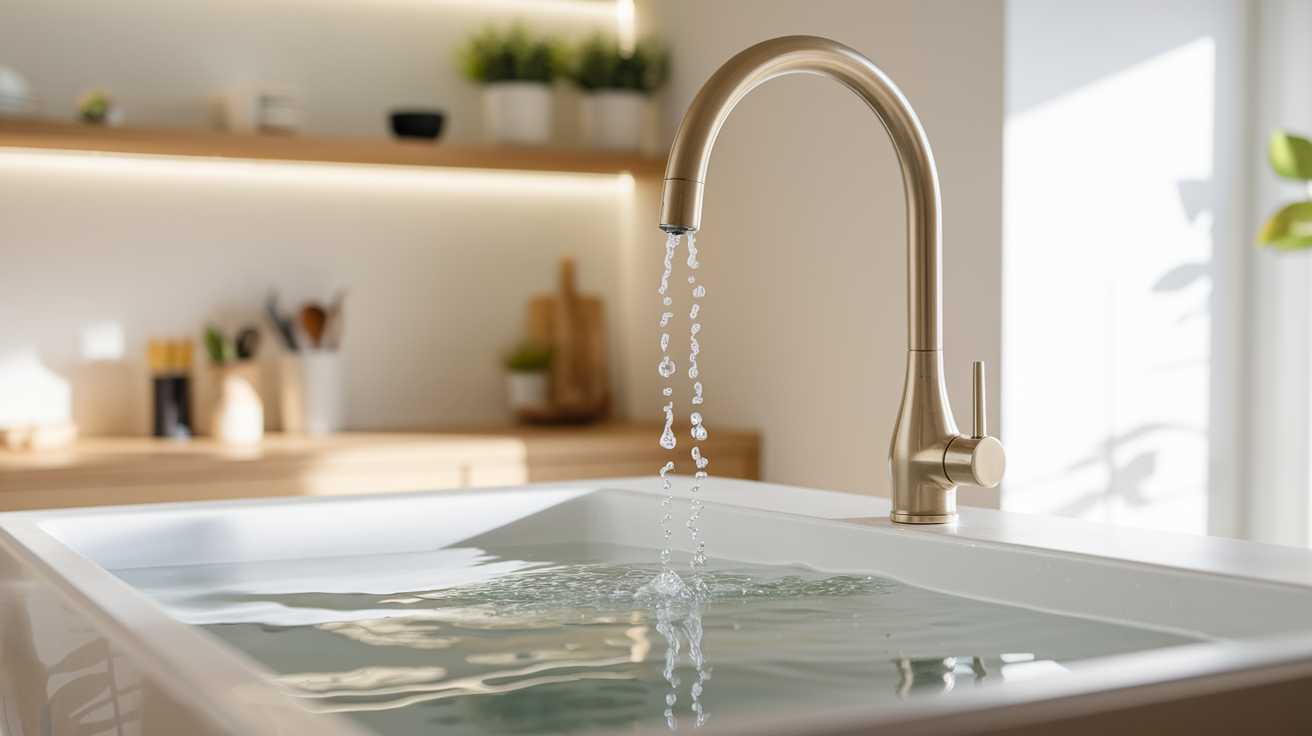 evier-resine-cuisine-moderne-eau-bulles