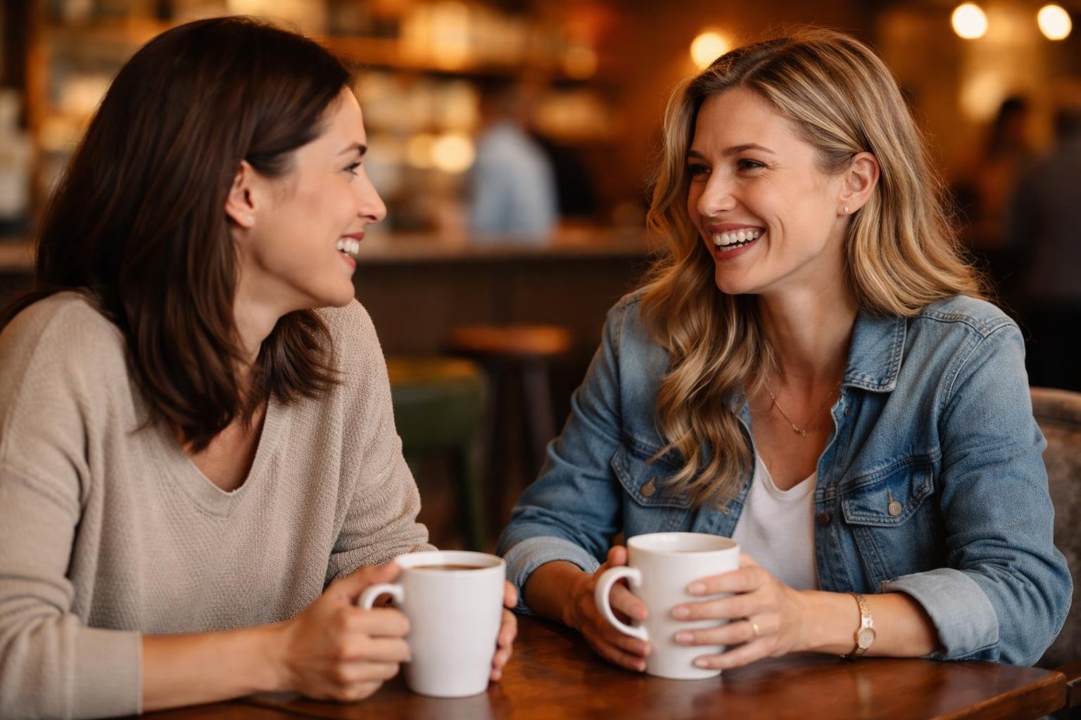 personnes-discutant-cafe-tasses-table