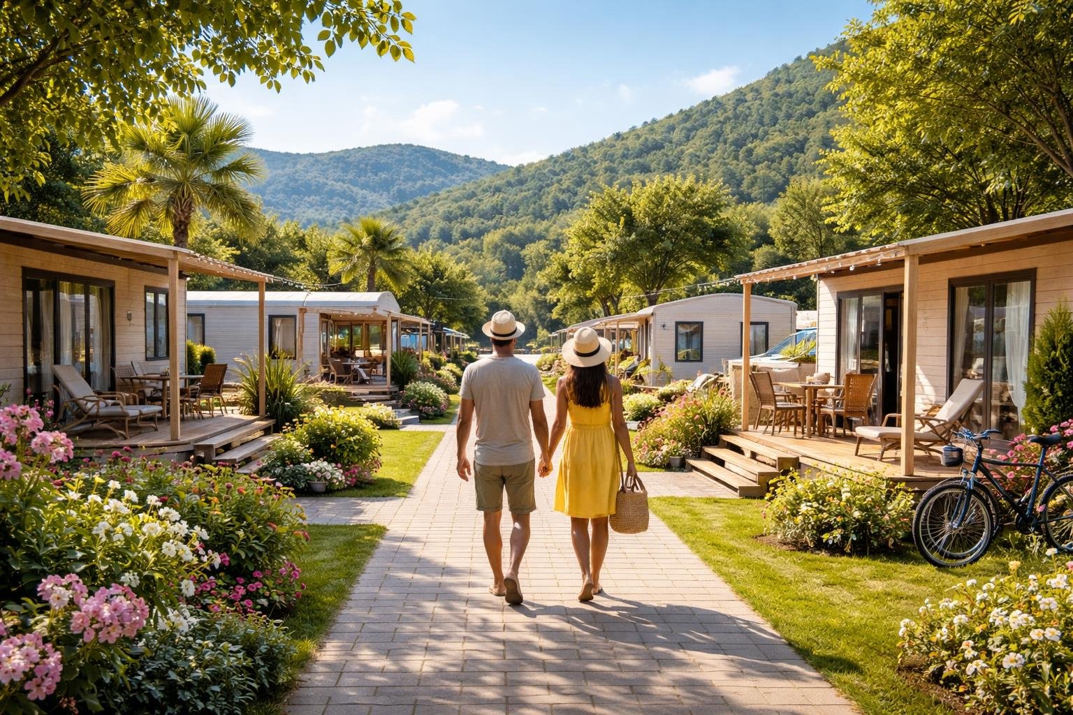camping-mobil-homes-colline-ciel-bleu