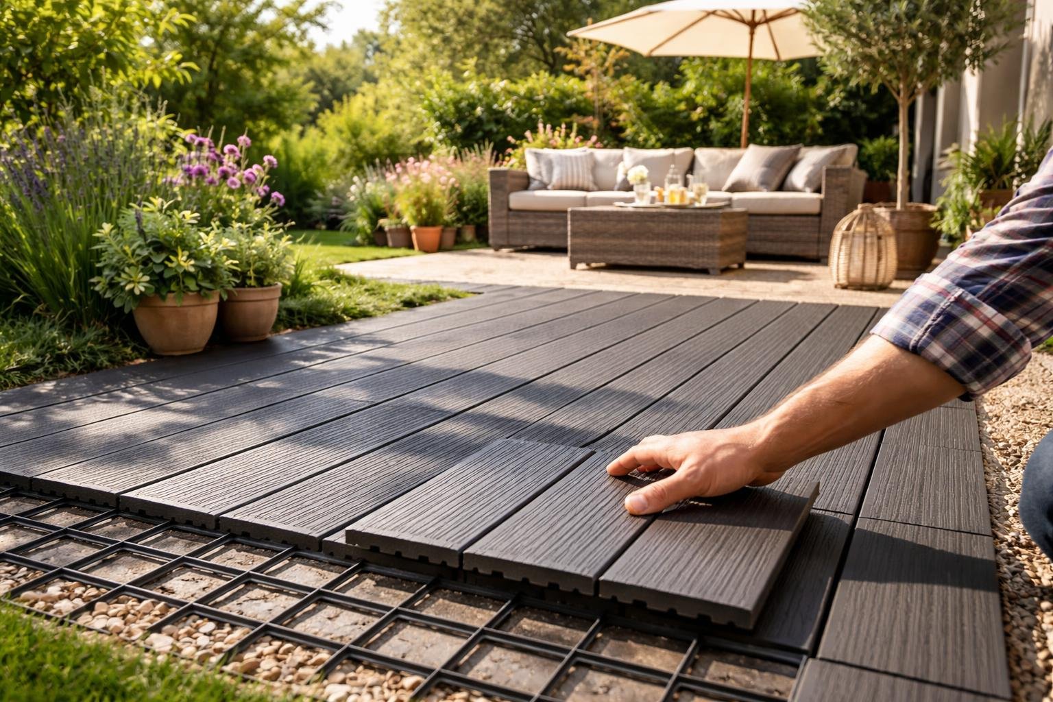 jardin-ensoleille-terrasse-dalles-bricolage